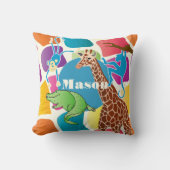 Alligator für den niedlichen Jungen, Personalisier Kissen (Vorderseite)