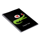 Alligator für Liebe-Notebook Notizblock (Rechte Seite)