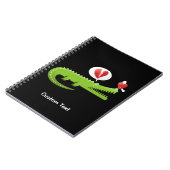 Alligator für Liebe-Notebook Notizblock (Linke Seite)