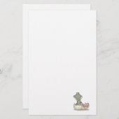 Alligator für niedliche Brut Briefpapier (Vorne/Hinten)