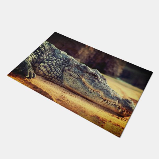 Alligator Fußmatte (Schrägansicht)