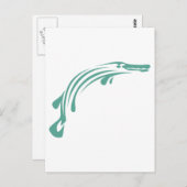 Alligator Gar Fish Postkarte (Vorne/Hinten)