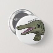 Alligator-Gar-Nadel Button (Vorne & Hinten)