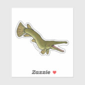Alligator gar vinyl sticker (Blatt)