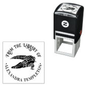 Alligator Gator aus der Bibliothek der Runde Permastempel (Beispiel)