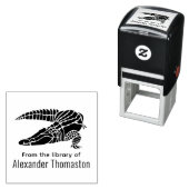 Alligator Gator aus der Bibliothek von Ex Libris Permastempel (Beispiel)