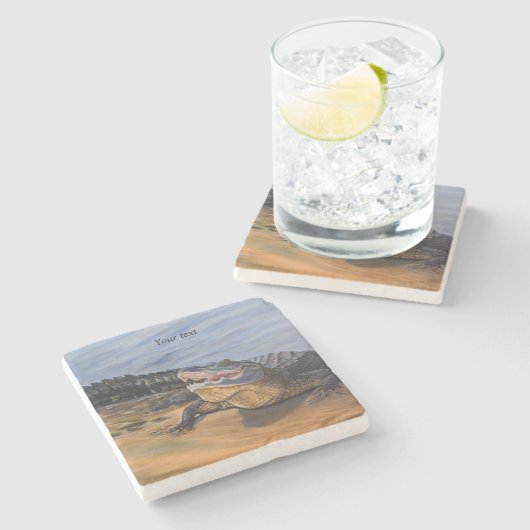 Alligator. Gefecht Steinuntersetzer (Seitenansicht)