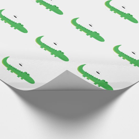Alligator Geschenkpapier (Ecke)