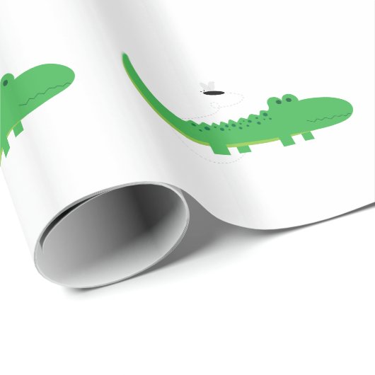 Alligator Geschenkpapier (Rolleneckpunkt)