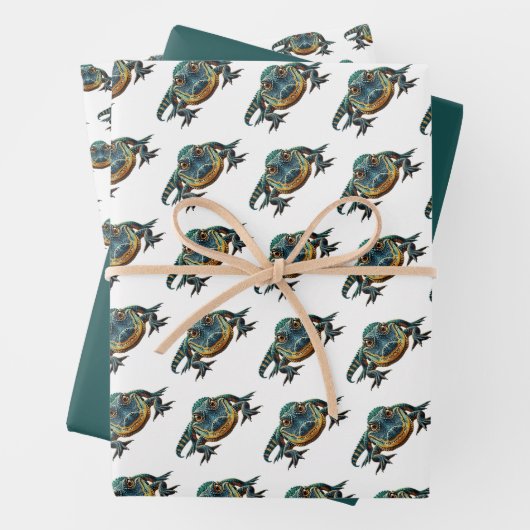 Alligator Geschenkpapier Set (Beispiel)