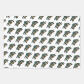 Alligator Geschenkpapier Set (Vorderseite)