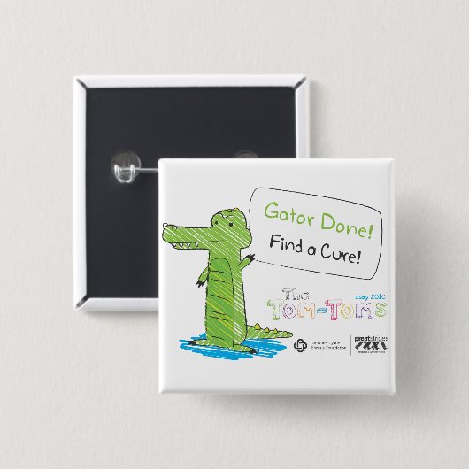 Alligator getan! button (Vorne & Hinten)