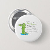 Alligator getan! button (Vorne & Hinten)