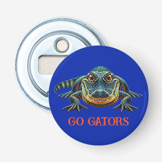 Alligator - Go Gators Flaschenöffner (Vorderseite)