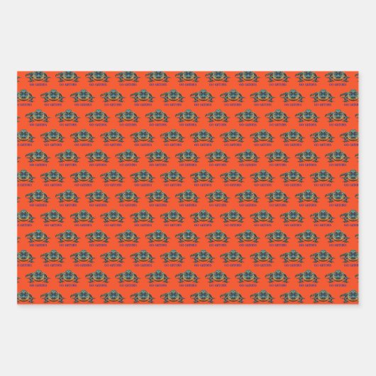 Alligator - Go Gators Geschenkpapier Set (Vorderseite 3)