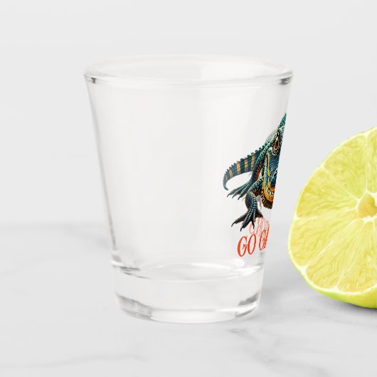 Alligator - Go Gators Schnapsglas (Links)