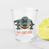 Alligator - Go Gators Schnapsglas (Vorderseite)