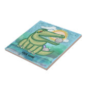 Alligator Golf Fliese (Seite)