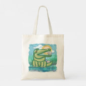 Alligator Golf Tragetasche (Rückseite)