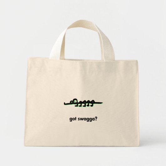 Alligator got swagga mini stoffbeutel (Vorne)