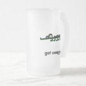 Alligator got Swagger Mattglas Bierglas (VorderseiteRechts)