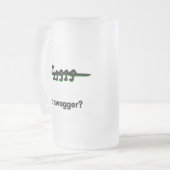 Alligator got Swagger Mattglas Bierglas (Vorderseite Links)