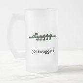 Alligator got Swagger Mattglas Bierglas (Links)