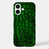 Alligator Green Imitats Leather Case-Mate iPhone Hülle (Rückseite)