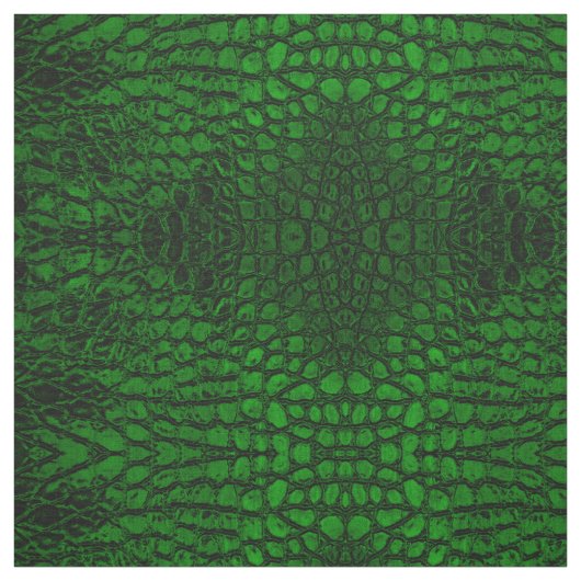 Alligator Green Imitats Leather Stoff (Muster)