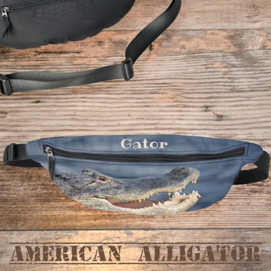 Alligator Grinning Gator Fotografie Bauchtasche
