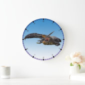 Alligator Große Wanduhr (Zuhause)