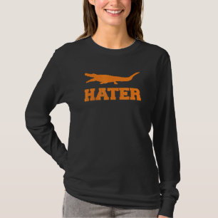 Alligator Hater Gatoren und Sümpfe Tiger Orange T-Shirt