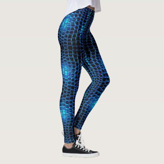 Alligator-Hautdesign auf Leggings (Rechts)