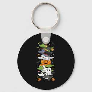 Alligator Hexe Vamre Geist Halloween Kinder Herren Schlüsselanhänger