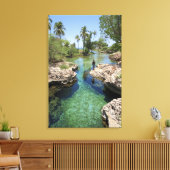 Alligator Hole, Black River Town, Jamaika Leinwanddruck (Insitu (Wohnzimmer))