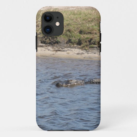 Alligator im Fall "Water Case Mate" (Rückseite)