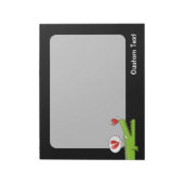 Alligator im Liebe Notepad Notizblock (Rotiert)