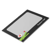 Alligator im Liebe Notepad Notizblock (angewinkelt)