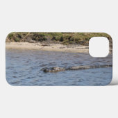 Alligator im Wasser Case-Mate iPhone Hülle (Rückseite (Horizontal))