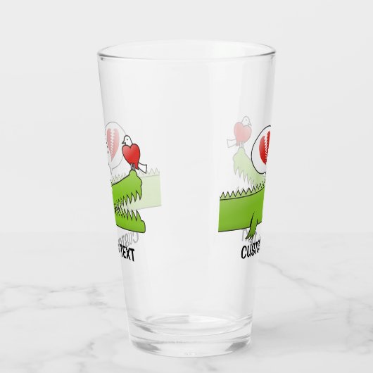 Alligator in der Liebe Glas (Links)