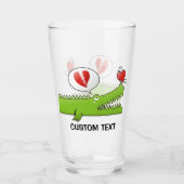 Alligator in der Liebe Glas (Vorderseite)