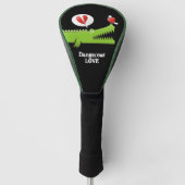 Alligator in der Liebe Golf Headcover (Vorderseite)