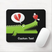 Alligator in der Liebe Maus-Pad Mousepad (Mit Mouse)