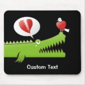 Alligator in der Liebe Maus-Pad Mousepad (Vorne)