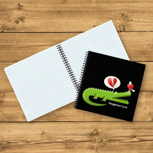 Alligator in der Liebe Notizblock