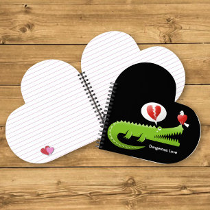 Alligator in der Liebe Notizbuch
