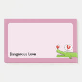 Alligator in der Liebe Post-it Klebezettel (Vorderseite)