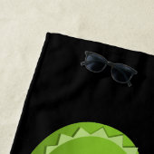 Alligator in der Liebe Strandtuch (Beispiel)