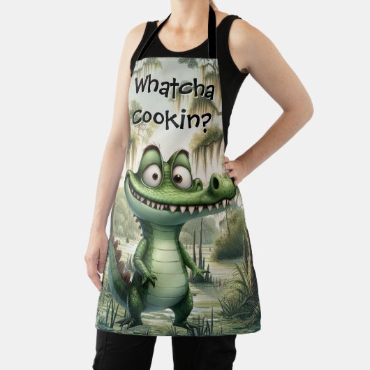 Alligator in der Sümpfe-Schürze Schürze (InSitu)