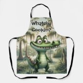 Alligator in der Sümpfe-Schürze Schürze (Vorderseite)